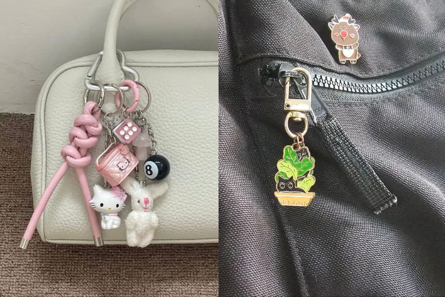 bag charm là gì, tặng bag charm có ý nghĩa gì