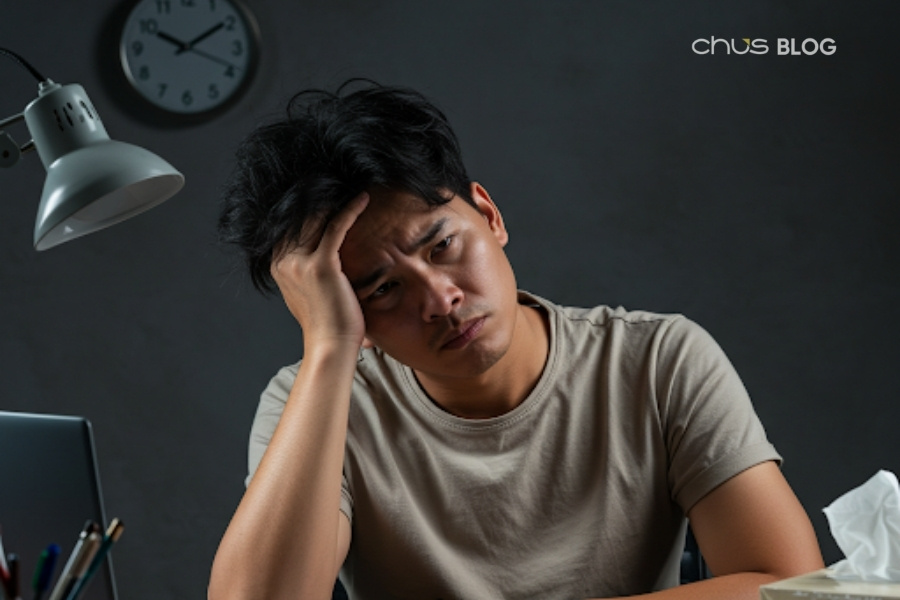 dấu hiệu thiếu ngủ