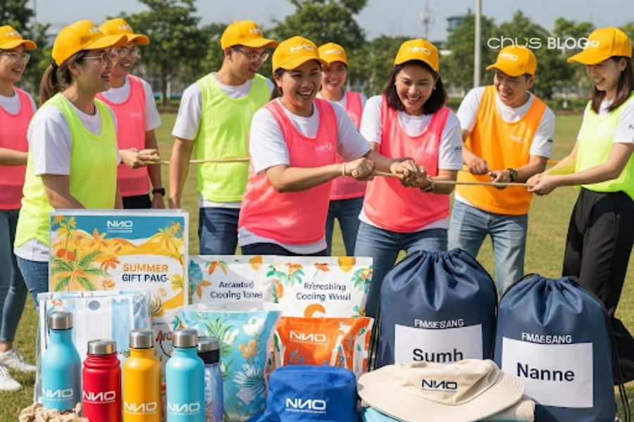 Quà tặng team-building mùa hè