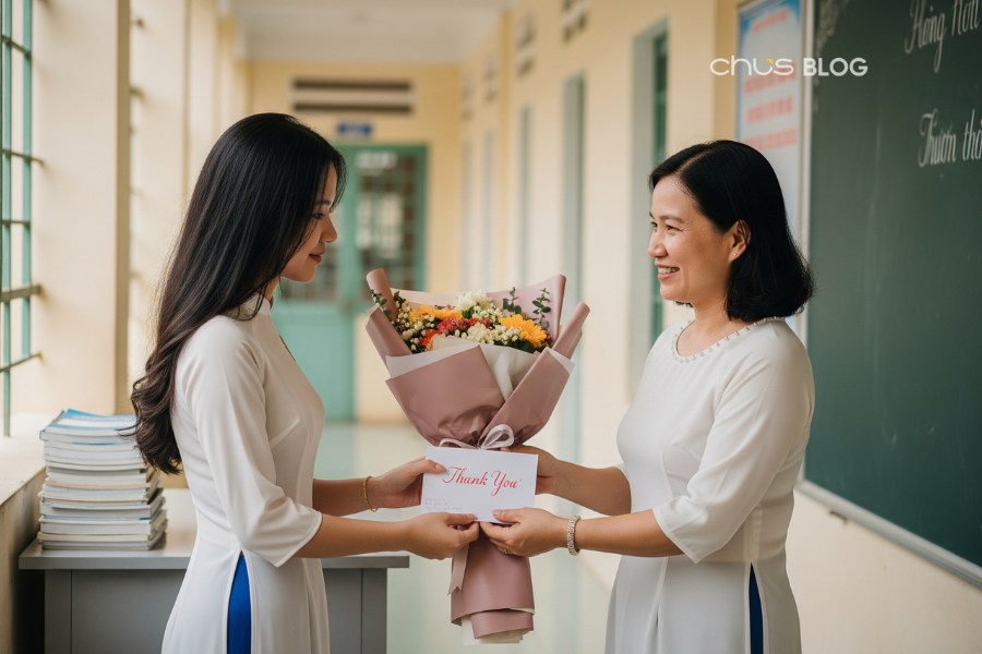 Quà tri ân thầy cô ngày tốt nghiệp