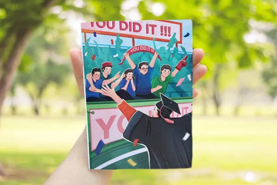 Cách chọn thiệp chúc mừng tốt nghiệp đẹp, đơn giản mà ý nghĩa