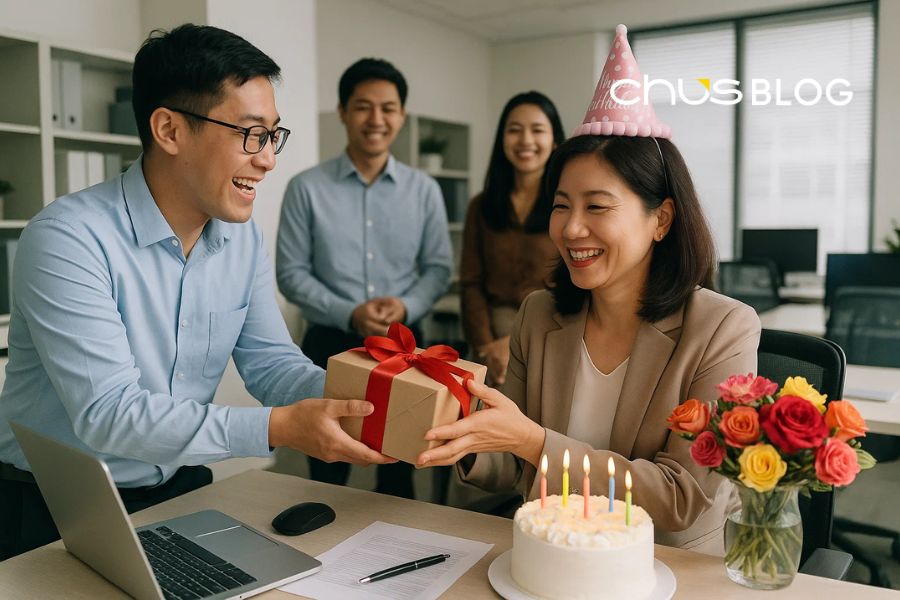 Nên chúc sinh nhật sếp nữ thế nào cho trang trọng và ghi điểm tuyệt đối?