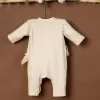 organic cotton baby bodysuit, made of breathable cotton fabric, safe for sensitive baby skin, lovely gift for babies