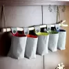 cloth hang wall organizer, neatly stores items, unique design, made from cotton canvas, sturdy and durable, home decor