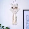 cú treo tường macrame, thiết kế đáng yêu, trang trí nhà cửa, an toàn cho trẻ, sản phẩm thủ công, sản xuất bền vững