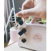 hoa tai đất sét “ying yang dangle”, phong cách boho, chi tiết hình thoi, màu sắc cổ điển, tôn lên vẻ đẹp thanh thoát