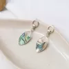 ash leaves earrings, classic style, unique and eye-catching jewelry, suitable for pairing with vintage dresses or shirts and trousers