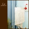 chao đèn đan tay macrame, chất liệu sợi cotton, hoạ tiết độc đáo, thiết kế tinh tế, có độ bền cao, không bị ố vàng, trang trí nhà cửa