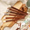 rosewood chopsticks, dining utensils, elegant patterns, premium quality material, free from artificial coloring, safe for health