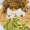 ribbon hair ties, sweet and feminine style, made of breathable linen and cotton fabric, adorned with charming floral patterns