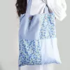 Túi Tote Vải Thêu Thủ Công, Túi Tote Nữ Handmade, Túi Xách Thêu Tay Phong Cách Nhẹ Nhàng Trẻ Trung