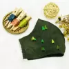 linen face masks, cute handmade face mask, made from lightweight linen fabric, comfortable wearing experience