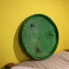 lotus leaf trays, unique and rustic design, home decoration, variety of colors, handcrafted product, sustainable production