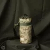 camouflage crossbody bottle holder, striped pattern, military style, compact and convenient design, gift for men
