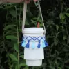 tassel bottle holder strap, eye-catching design, cute accessory for water bottle, easy to carry the bottle, green product