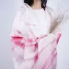 khăn choàng lụa chữ nhật loang màu, khăn choàng lụa tơ tằm cao cấp, khăn thủ công tinh xảo, chất lụa mềm mát, thủ công, hoa tiến brocade, chus