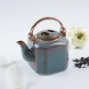 ấm lục giác sứ cỡ trung, bst wattle green, gốm đông gia, chus