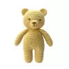 gấu len nhồi bông lục lạc, thú nhồi bông cho bé, gấu len cotton mềm, thú bông đeo lục lạc, đồ chơi bằng len handmade