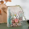 album ảnh thủ công thỏ (scrapbook), sổ trang trí thủ công, màu sắc tươi sáng, vẻ đẹp thần tiên, dùng lưu giữ hình ảnh