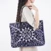túi thổ cẩm chữ nhật quai da, nghệ thuật batik tct155, hoạ tiết sáp ong, dáng túi hình chữ nhật, size lớn, đựng được nhiều đồ