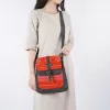brocade crossbody bag with copper button tct212, thick and sturdy material, spacious bag shape, can hold many items