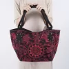 túi xách thổ cẩm size m, nghệ thuật batik tct55, vải nhuộm chàm vẽ sáp ong, họa tiết độc đáo, túi form rộng, đựng được nhiều đồ