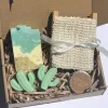 seasun handmade soap gift box, skin care, exfoliates, gentle moisturization, helps prevent skin aging, organic soap