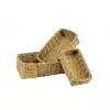 beige hand woven tray, set of 3 sizes, recycled product, comes in 3 different sizes, suitable for various needs, cute decorative items