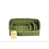 bộ 3 khay màu xanh matcha, nguyên liệu tái chế, nhiều kích cỡ khác nhau, tiện dụng và đa năng, thân thiện môi trường