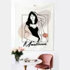 custom fabric art print for wall decoration, personalized decor items, available in 3 size options, meaningful gift ideas