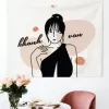 custom fabric art print for wall decoration, personalized decor items, available in 3 size options, meaningful gift ideas