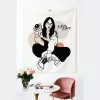 custom fabric art print for wall decoration, personalized decor items, available in 3 size options, meaningful gift ideas