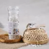 premium bamboo salt with salt grinder, sa huynh salt, natural sea salt, no chemical additives, bamboo tube salt for cooking