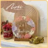 two flowers, round dried flower frame, conveying messages of love, decorative accessories, handcrafted product, meaningful gift