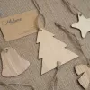 wooden decor 10 products set, rustic artistry, playful shapes, christmas-themed accessories, handcrafted products