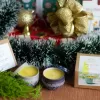 hộp quà tặng nến thơm giáng sinh, saola & làng hạ, chus