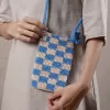 túi móc len đựng điện thoại peony, phụ kiện nhỏ gọn và tiện lợi. nhiều lựa chọn màu sắc, thiết kế bắt mắt, sản phẩm chắc chắn