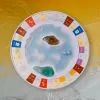 ocean-inspired resin islandology - maztermind, board games set, handmade board games, oceanic monopoly, group play games