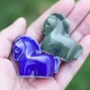 mini horse porcelain figurine style 2, mini ceramic statue, premium ceramic material, cute horse figurine, ideal for tabletop decoration