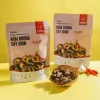 garlic chili shiitake mushroom crisp, vegetarian mushroom snack, good for health, crispy shiitake mushrooms, dried mushrooms for hotpot