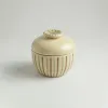 hũ gia vị  gốm sứ xanh nâu, tu hú ceramics, chus
