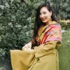 khăn lụa thần long khuyển bàn vương tộc dao đỏ, khăn lụa hàng thiết kế, khăn in tranh nghệ thuật, quà lưu niệm