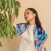 turtle - patterns of the ocean silk scarf, designed silk scarf, soft silk neck scarf, sailor silk scarf, silk waist scarf, headscarf
