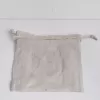 light gray “ô cửa” linen bag, woven linen fabric with light scratches, wabi sabi style, entirely handcrafted product