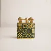 brick patterned hand-drawn leather lighter, premium cowhide material, stylish personality, high-quality product
