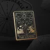 pin cài meowracle, thiết kế theo những lá bài tarot huyền bí, đường nét in rõ ràng, chất liệu hợp kim bền bỉ, khó bong tróc