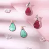 tear drop marble clay earrings, diverse and vibrant colors, adding delicate touch to outfits, lightweight and comfortable to wear
