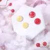 combo clay earrings, various designs and colors, suitable for different face shapes, accentuating facial features, rustic material