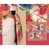 khăn lụa bạch mã, khăn lụa màu sặc sỡ, khăn lụa co giãn ít, khăn bandana, khăn lụa buộc làm áo, khăn buộc tóc lụa