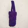 crochet bottle holder for 880ml volume, durable handmade bag, protects the water bottle, prevents scratches, minimalist style